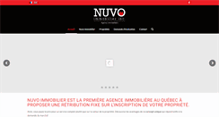 Desktop Screenshot of nuvoimmobilier.com